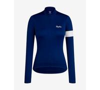 Maglia Rapha Core Thermal manica lunga blu navy bianco donna - S