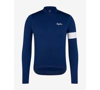 Maglia a maniche lunghe rapha core thermal blue white