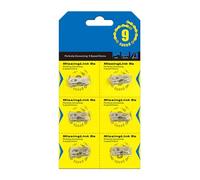 Maglia Rapida Della Catena Della Bicicletta, 6 Pezzi, Forniture Di Ricambi Di Accessori Per Cycli Guarnizione Della Catena Della Bicicletta,Connettore Comune Di Maglia Della Bicicletta In Acciaio