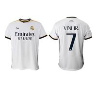 Maglia Real Madrid Prima Squadra Stagione 2023-2024 - Vini JR. 7 - Replica ufficiale con licenza ufficiale - Adulto - XXL