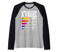 Maglia Regalo Padelisti Uomo Donna Come Mai Perdo A Padel Maglia con Maniche Raglan