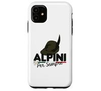 Maglia Regalo Raduno Alpini con Capello Alpino e Tricolore Custodia per iPhone 11