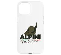 Maglia Regalo Raduno Alpini con Capello Alpino e Tricolore Custodia per iPhone 15
