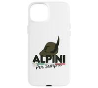 Maglia Regalo Raduno Alpini con Capello Alpino e Tricolore Custodia per iPhone 15 Plus