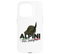 Maglia Regalo Raduno Alpini con Capello Alpino e Tricolore Custodia per iPhone 15 Pro