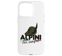 Maglia Regalo Raduno Alpini con Capello Alpino e Tricolore Custodia per iPhone 15 Pro Max