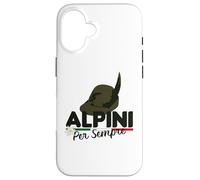 Maglia Regalo Raduno Alpini con Capello Alpino e Tricolore Custodia per iPhone 16