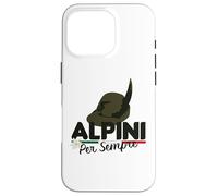 Maglia Regalo Raduno Alpini con Capello Alpino e Tricolore Custodia per iPhone 16 Pro