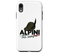 Maglia Regalo Raduno Alpini con Capello Alpino e Tricolore Custodia per iPhone XR