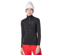 Maglia Rossignol MidLayer con Mezza Zip Classique Donna Nero : XL