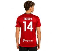 Maglia Rossonera Modric 14 Replica Ufficiale 2026-2027 (IT, Testo, XXL)