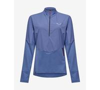 Maglia Salewa Pedroc Dry Wind Half Zip manica lunga viola bluastro donna - 40