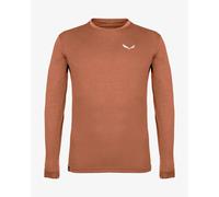 Salewa Puez Melange Dry L/S - maglia a maniche lunghe - uomo 52 Brown man Dry'ton