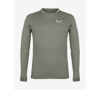 Maglia Salewa Puez Melange Dry manica lunga grigio cemento - L
