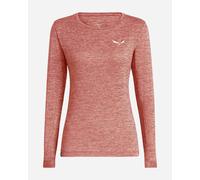 Maglia Salewa Puez Melange Dry manica lunga rosa nube donna - 42