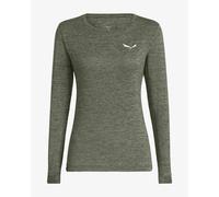Salewa Puez Melange Dry´ton Long Sleeve T-shirt Verde S Donna