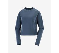 Maglia Salomon Essential Lighwarm manica lunga blu donna - S