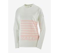 Maglia Salomon Sense Aero GFX manica lunga bianco rosa donna - XS