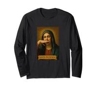 Maglia “Santa Pazienza!” Immaginetta Ironica Divertente Maglia a Manica