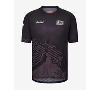 Maglia Santini 2025 UCI MTB World Championships - Valais MTB manica corta nero - XS