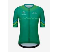 Maglia Santini 2025 UCI Road World Championships verde blu manica corta - 3XL