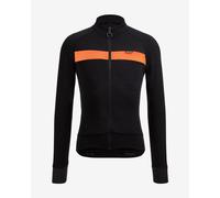 Maglia Santini Adapt Wool manica larga nero arancione - Slim fit - L