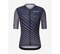 Maglia Santini Astro manica corta nero grigio scuro - S