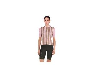 Maglia santini bambu a maniche corte rosa da donna