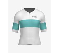 Maglia Santini Bianchi Milano Race manica corta bianco blu - M