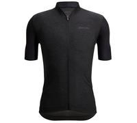 Santini Colore Puro Short Sleeve Jersey Nero XS Uomo