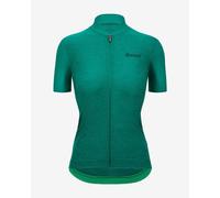 Maglia Santini Colore Puro manica corta verde donna - Slim fit - XL