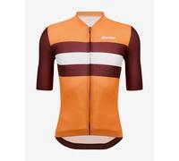 Santini Eco Sleek Bengal Short Sleeve Jersey Arancione S Uomo