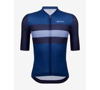 Maglia Santini ECO Sleek Bengal manica corta blu marino - Sleek fit - M