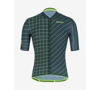 Maglia Santini Eco Sl inamo manica corta verde - Taglio Sleek - S