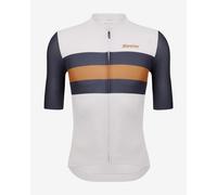 Maglia Santini ECO Sleek Bengal manica corta bianco blu - Sleek fit - XL