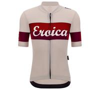 Maglia Santini Eroica Quiete - Beige M / Marrone