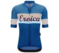 Santini - Eroica Quiete Jersey - Maglietta da ciclismo L azzurro