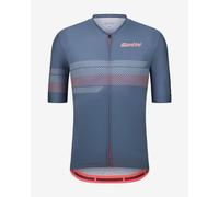 Maglia Santini Idea manica corta grigio scuro rosa - XS