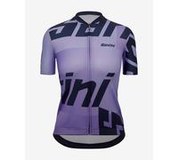 Maglia Santini Karma Logo manica corta viola donna - Classic fit - S