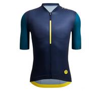 Maglia Santini Le Maillot Jaune Allez manica corta blu marino verde - Sleek fit - M