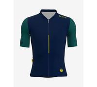 Maglia Santini Le Maillot Jaune Allez manica corta blu marino verde - Sleek fit - 3XL
