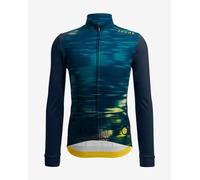 Maglia Santini Le Maillot Jaune Allez manica lunga blu giallo - XL