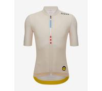 Maglia Santini Le Maillot Jaune Mont Ventoux manica corta bianco crema - Slim fit - L