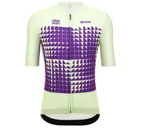 Santini Liege Bastogne Short Sleeve Jersey Viola XL Uomo
