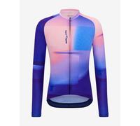Maglia Santini Luce manica lunga blu rosa - M