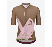 Maglia Santini Note manica corta marrone - S