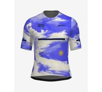 Maglia Santini Paris-Nice 2025 manica corta blu bianco - Taglio Slim - L