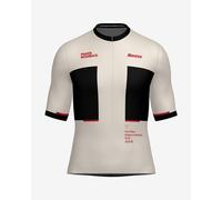 Maglia Santini Paris-Roubaix 2025 manica corta bianco nero rosso - Taglio Classic - XL