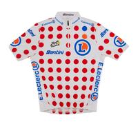 Maglia Santini Pois bambino Tour de France 2025 5 Anni / Multicolor