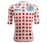 Maglia manica corta TOUR DE FRANCE Race Maglia scalatori 2026 bianco